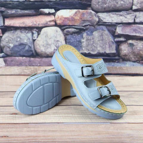 Orthopedische leren sandalen - Glayza