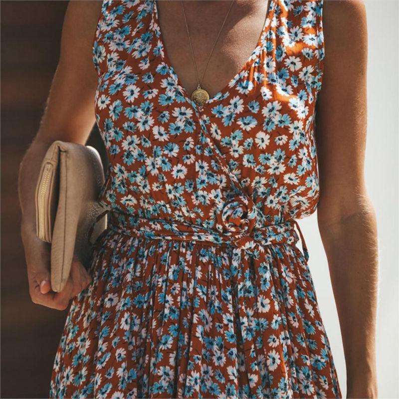Chique zomer maxi-jurk Selerine