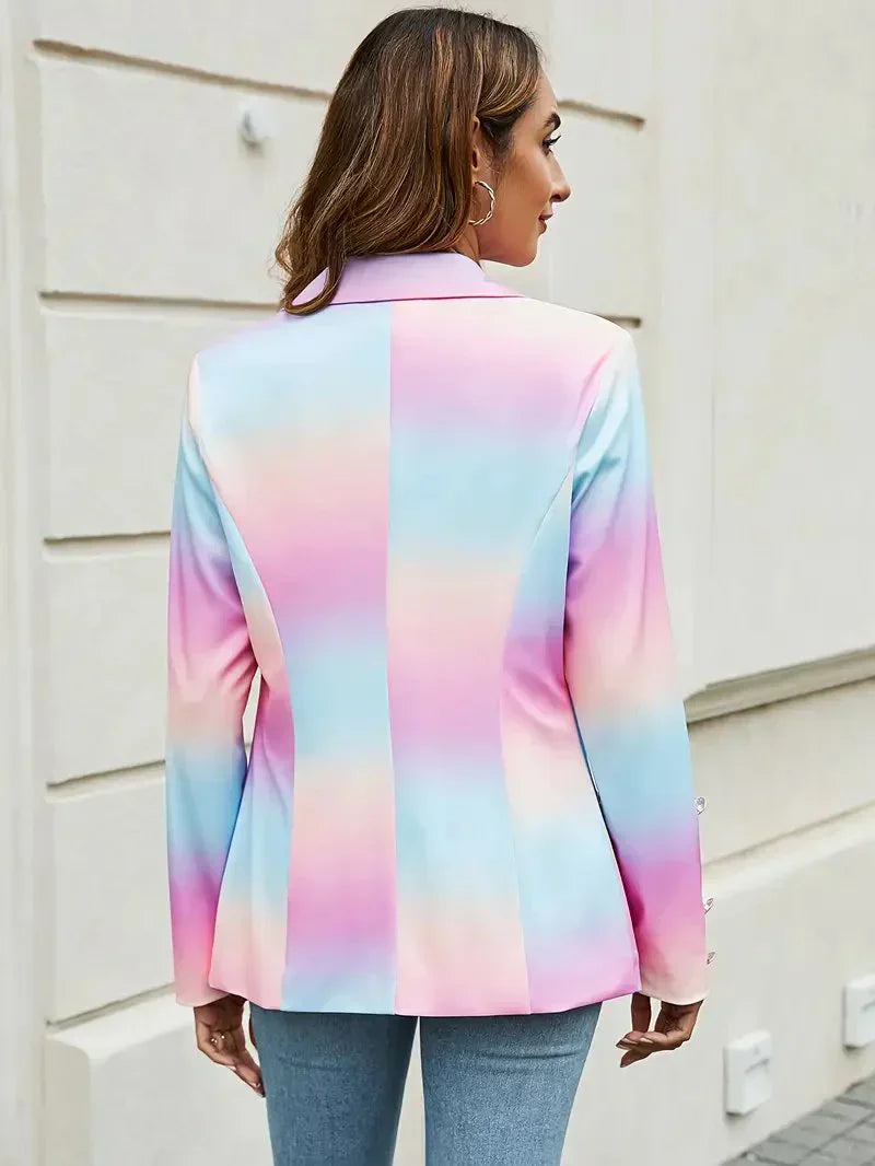 Kleurrijke - eenhoorn blazer voor de zomer - Tyla