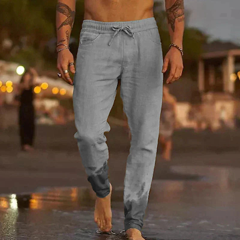 Vrijetijdsbroek van linnen voor heren - Jaxx