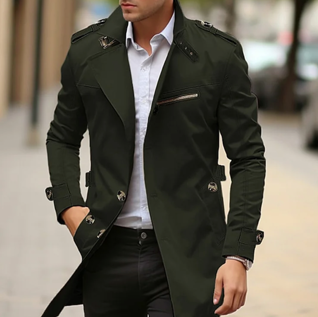 Matthew – elegante lente-trenchcoat voor heren