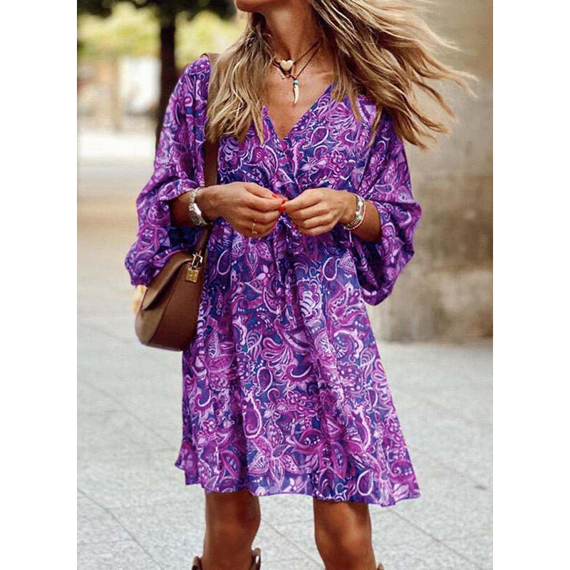 Zomerbries boho-jurk voor dames