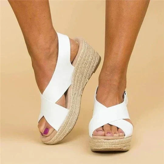 Zomers - chique elegante espadrillesandalen